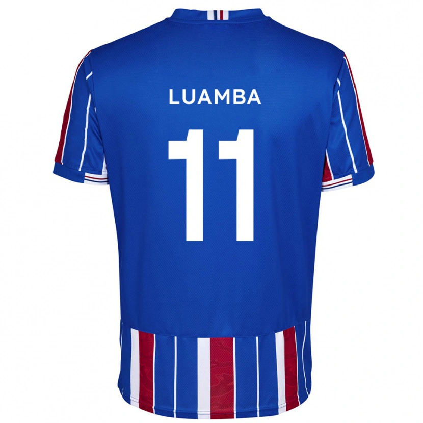 Danxen Homme Maillot Junior Luamba #11 Bleu Rouge Blanc Tenues Domicile 2025/26 T-Shirt
