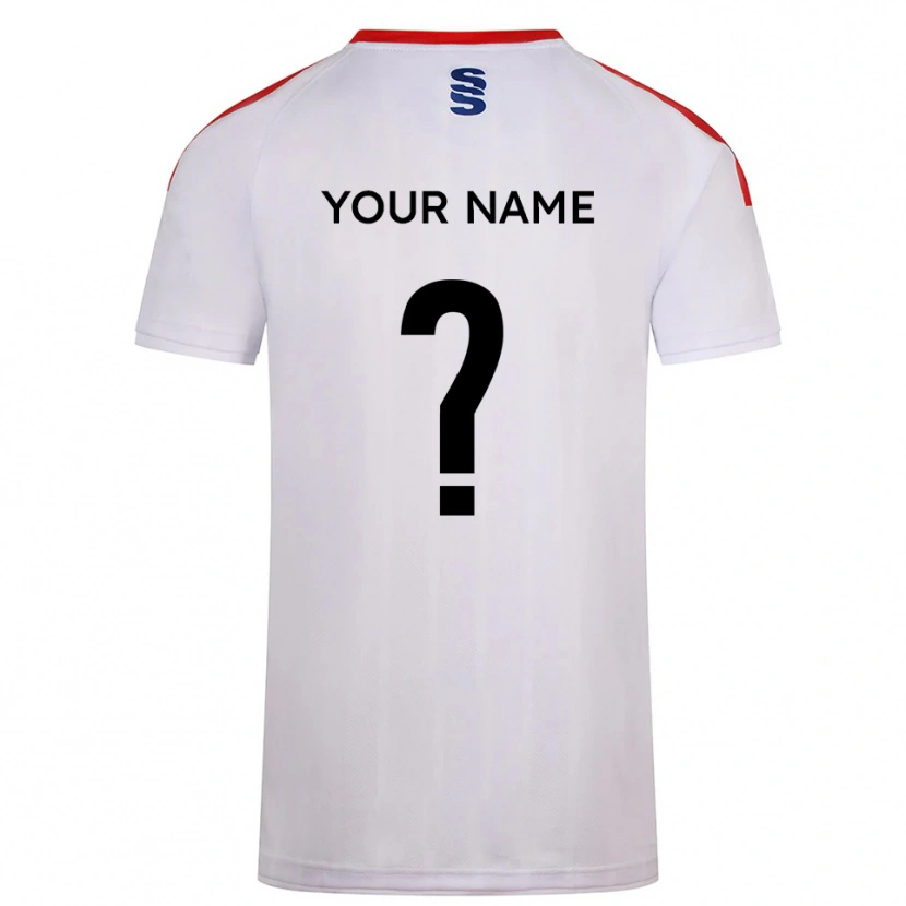 Danxen Homme Maillot Votre Nom #0 Blanc Marine Tenues Domicile 2025/26 T-Shirt