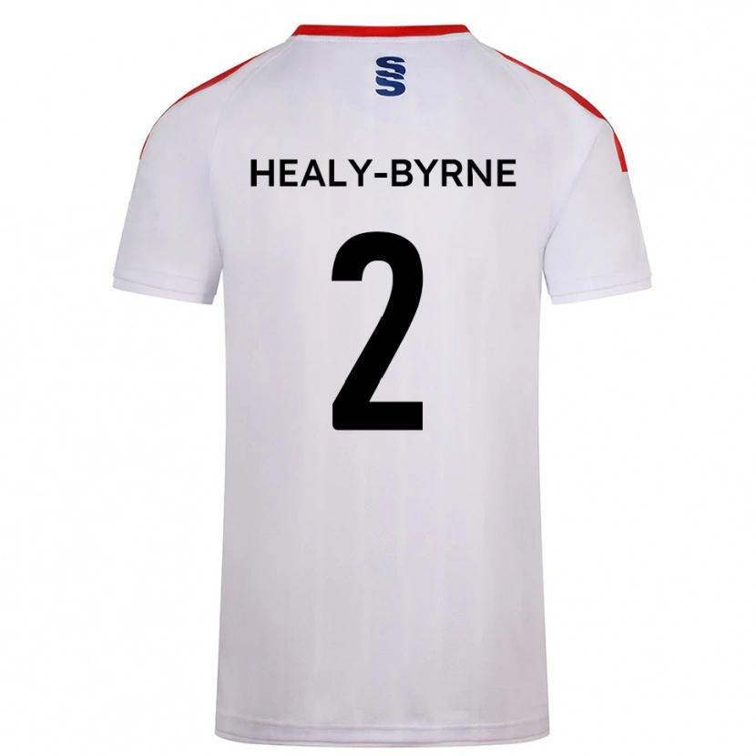 Danxen Homme Maillot Alex Healy-Byrne #2 Blanc Marine Tenues Domicile 2025/26 T-Shirt