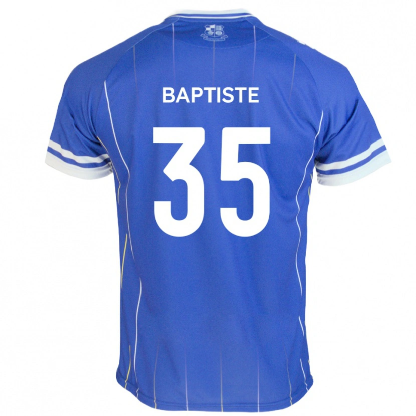 Danxen Homme Maillot Dante Baptiste #35 Bleu Royal Tenues Domicile 2025/26 T-Shirt