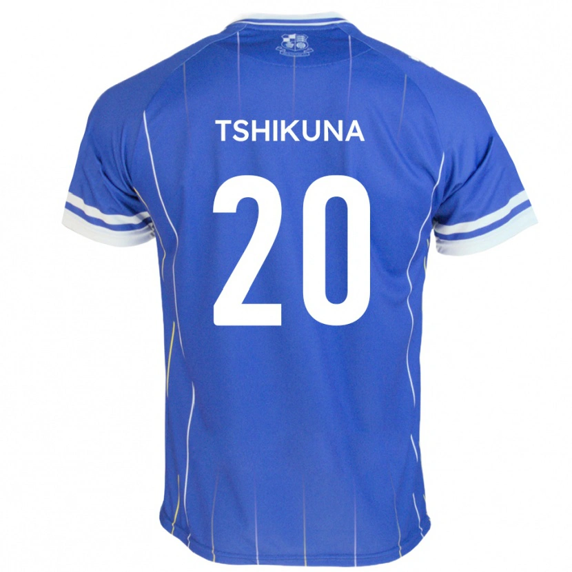 Danxen Homme Maillot Nathan Tshikuna #20 Bleu Royal Tenues Domicile 2025/26 T-Shirt