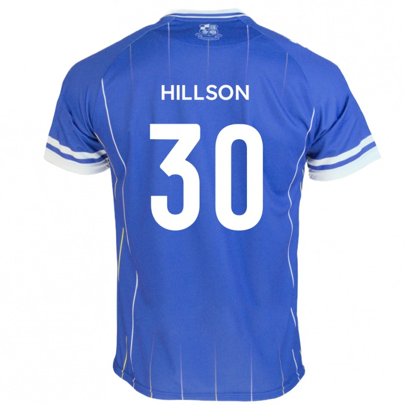 Danxen Homme Maillot James Hillson #30 Bleu Royal Tenues Domicile 2025/26 T-Shirt