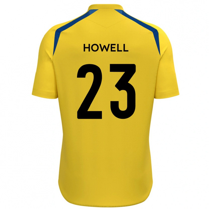 Danxen Homme Maillot Finn Howell #23 Jaune Bleu Tenues Domicile 2025/26 T-Shirt