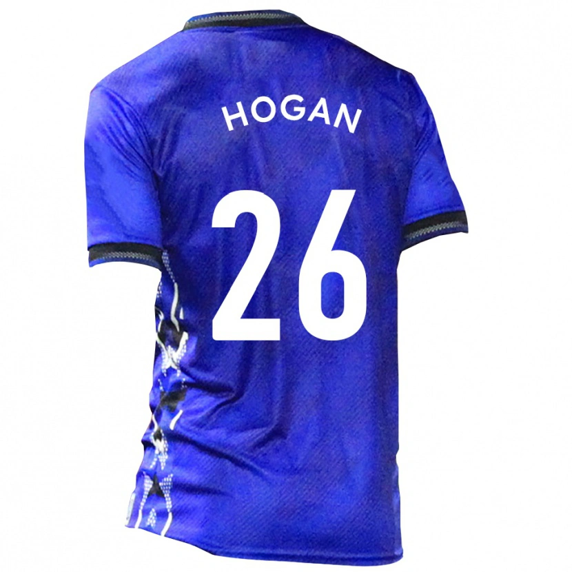 Danxen Homme Maillot Liam Hogan #26 Bleu Blanc Tenues Domicile 2025/26 T-Shirt