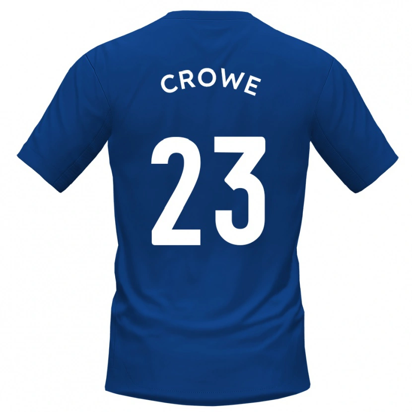 Danxen Homme Maillot Dylan Crowe #23 Bleu Blanc Tenues Domicile 2025/26 T-Shirt