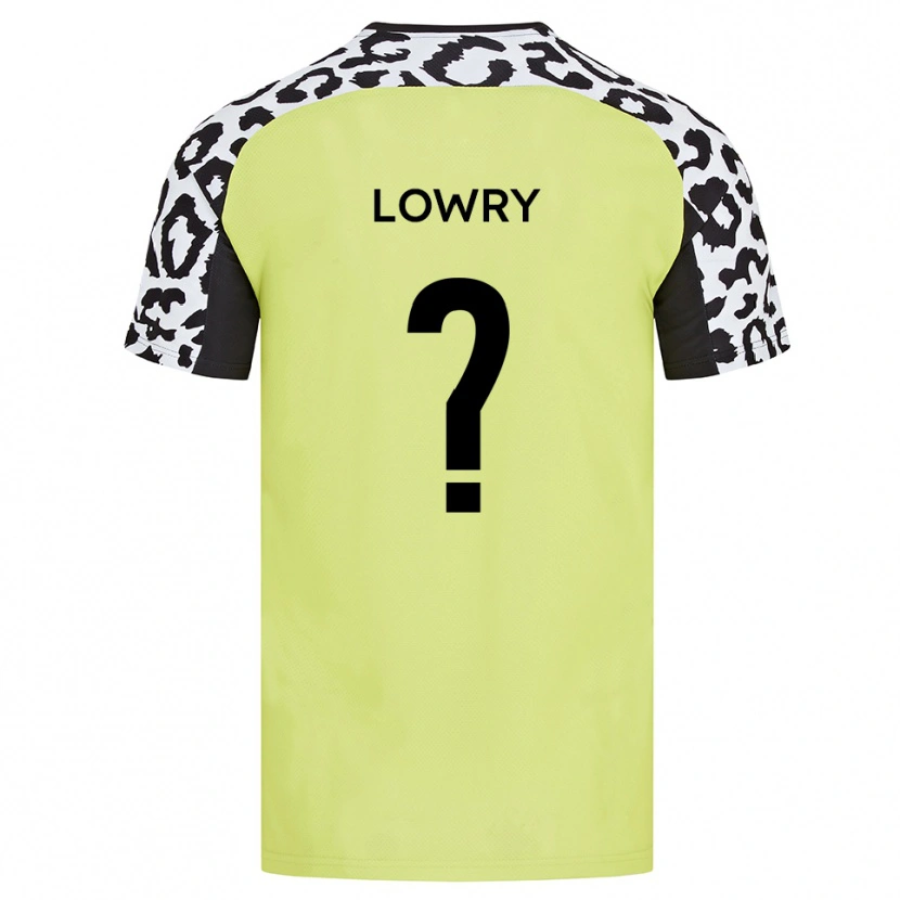 Danxen Homme Maillot Alisha Lowry #0 Jaune Fluorescent Tenues Domicile 2025/26 T-Shirt