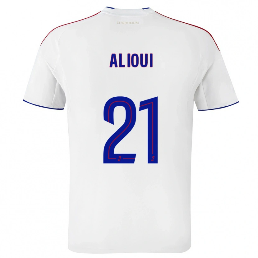 Danxen Homme Maillot Adam Alioui #21 Blanc Rouge Tenues Domicile 2025/26 T-Shirt