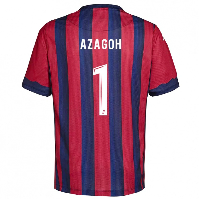 Danxen Homme Maillot Yanis Azagoh #1 Bourgogne Marine Tenues Domicile 2025/26 T-Shirt