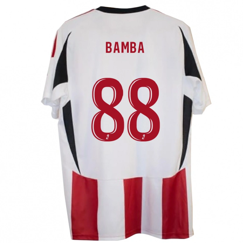 Danxen Homme Maillot Axel Bamba #88 Rouge Bleu Tenues Domicile 2025/26 T-Shirt