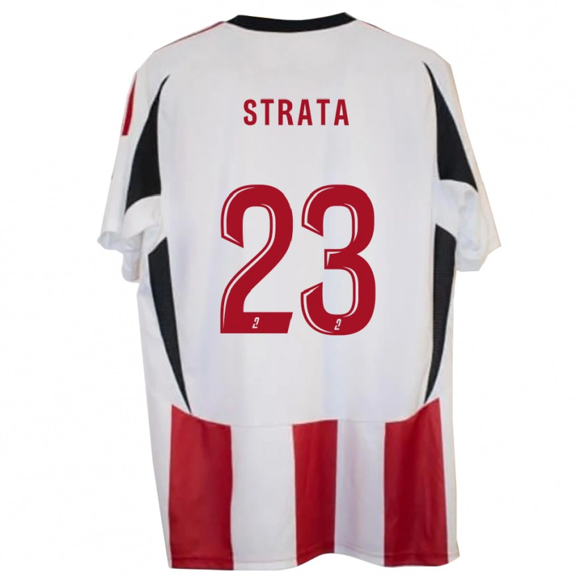 Danxen Homme Maillot Tony Strata #23 Rouge Bleu Tenues Domicile 2025/26 T-Shirt