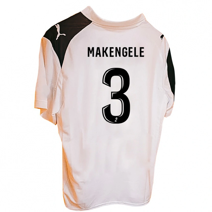 Danxen Homme Maillot Rafael Makengele #3 Noir Blanc Tenues Domicile 2025/26 T-Shirt