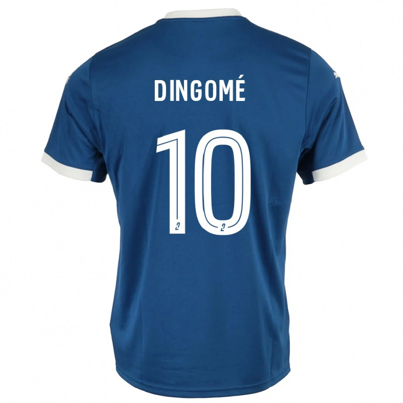 Danxen Homme Maillot Tristan Dingomé #10 Bleu Blanc Tenues Domicile 2025/26 T-Shirt