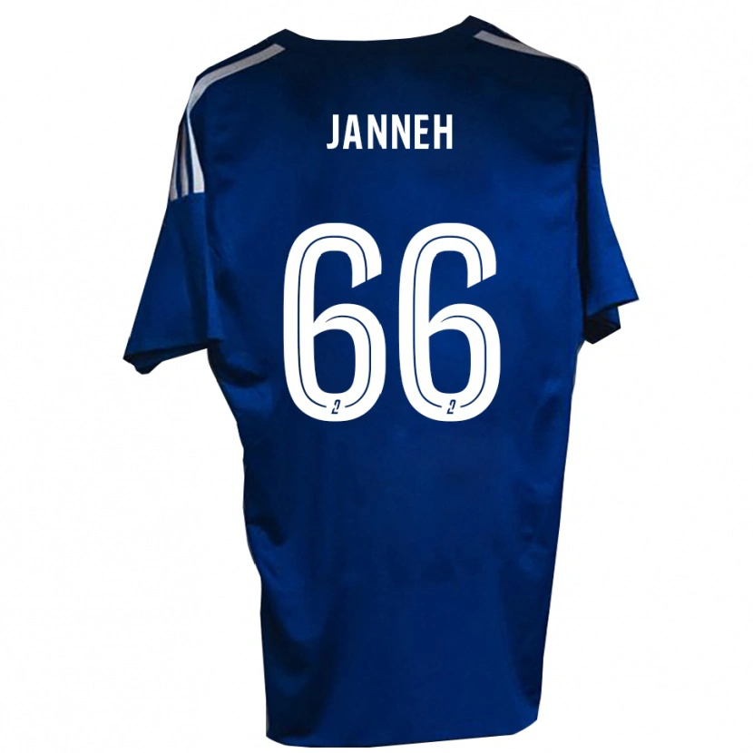 Danxen Homme Maillot Jocelyn Janneh #66 Bleu Blanc Tenues Domicile 2025/26 T-Shirt