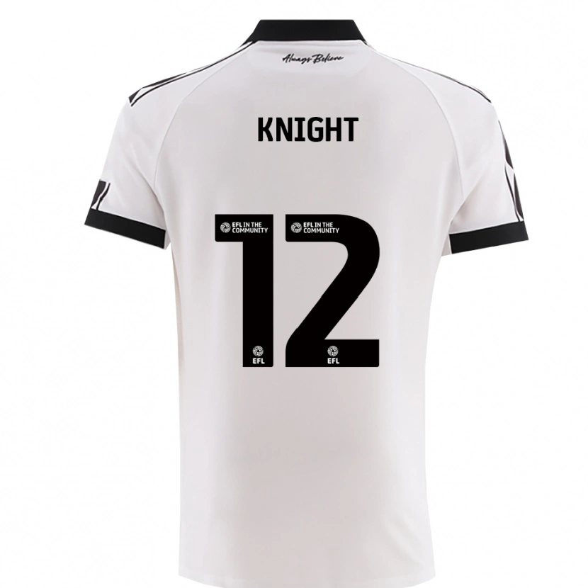 Danxen Homme Maillot Jason Knight #12 Noir Blanc Tenues Extérieur 2025/26 T-Shirt