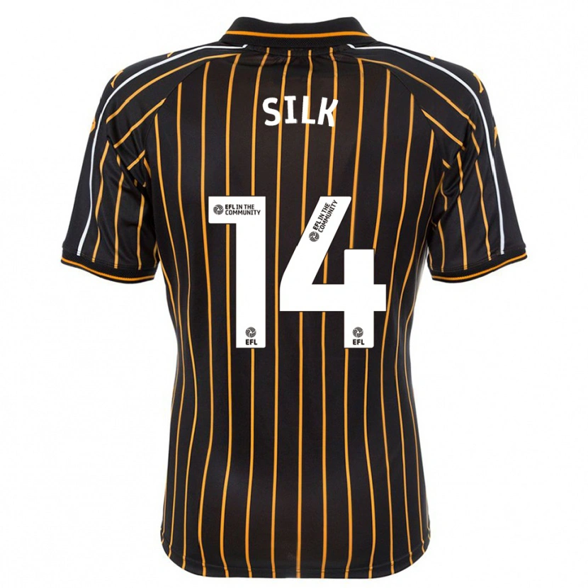 Danxen Homme Maillot Reuben Silk #14 Blanc Noir Tenues Extérieur 2025/26 T-Shirt