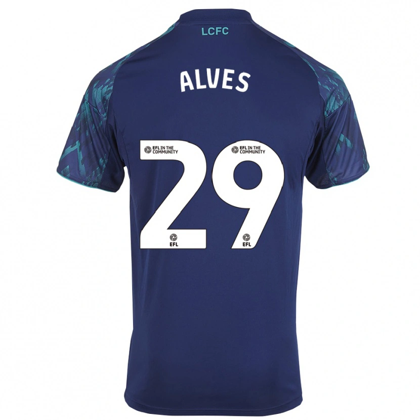 Danxen Homme Maillot Will Alves #29 Marine Vert Blanc Tenues Extérieur 2025/26 T-Shirt
