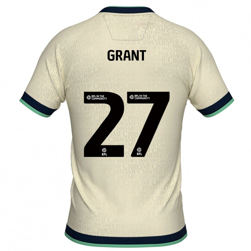 Danxen Homme Maillot Kamarl Grant #27 Champagne Marine Tenues Extérieur 2025/26 T-Shirt