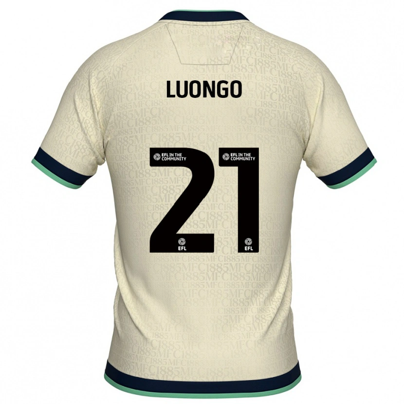 Danxen Homme Maillot Massimo Luongo #21 Champagne Marine Tenues Extérieur 2025/26 T-Shirt