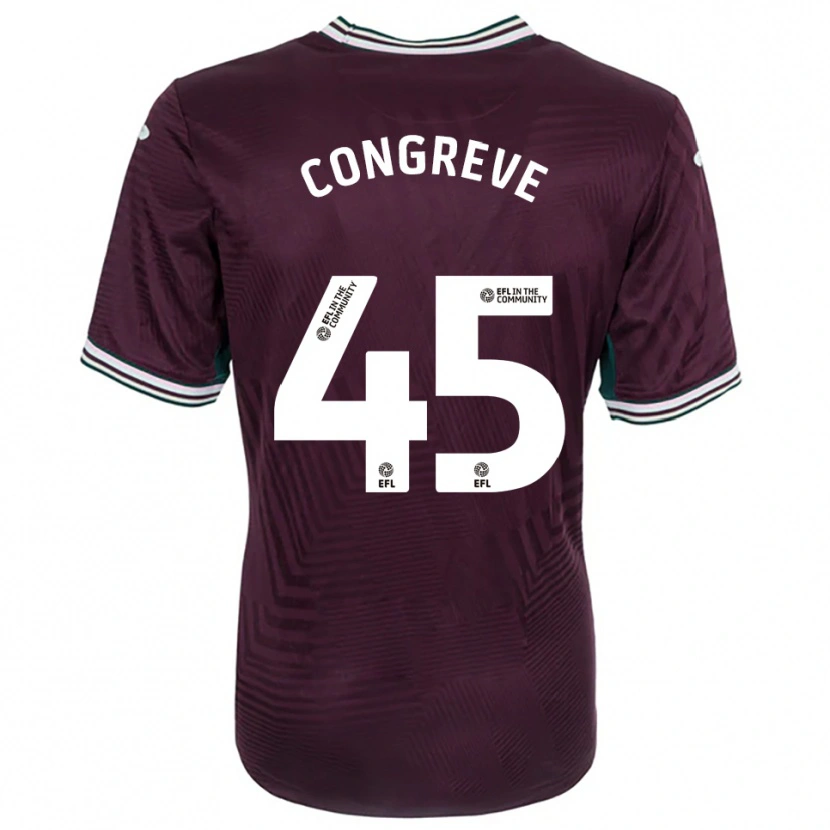Danxen Homme Maillot Cameron Congreve #45 Rouille Rouge Blanc Tenues Extérieur 2025/26 T-Shirt