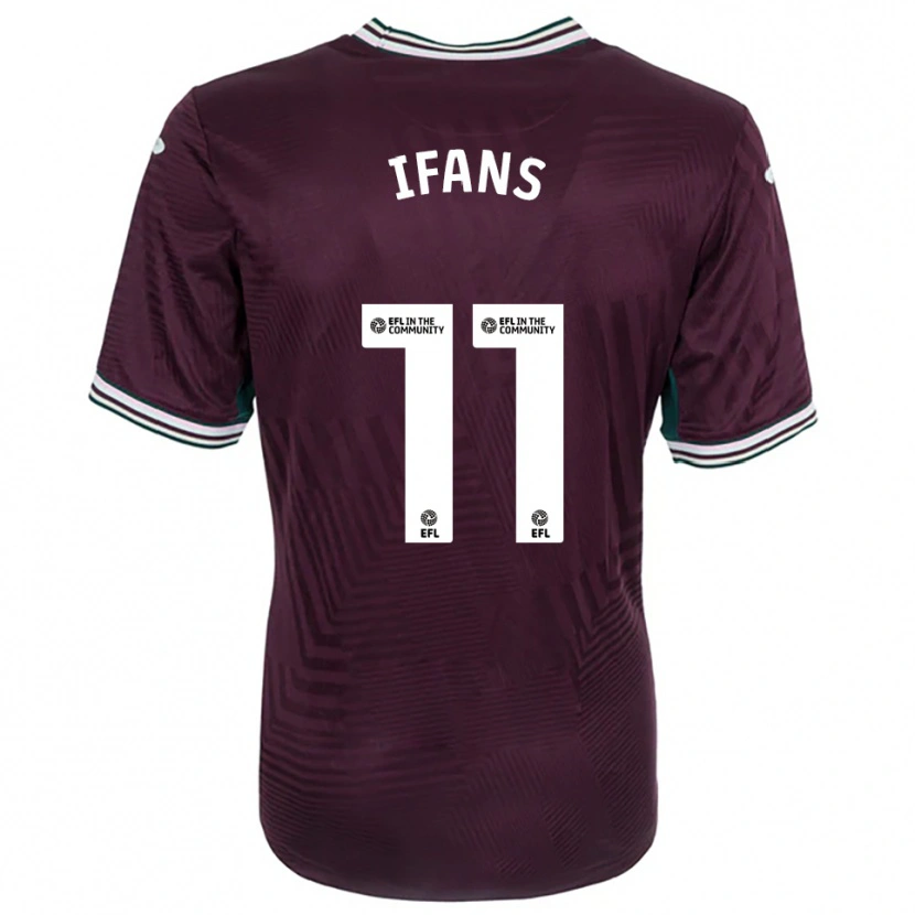 Danxen Homme Maillot Caio Ifans #11 Rouille Rouge Blanc Tenues Extérieur 2025/26 T-Shirt