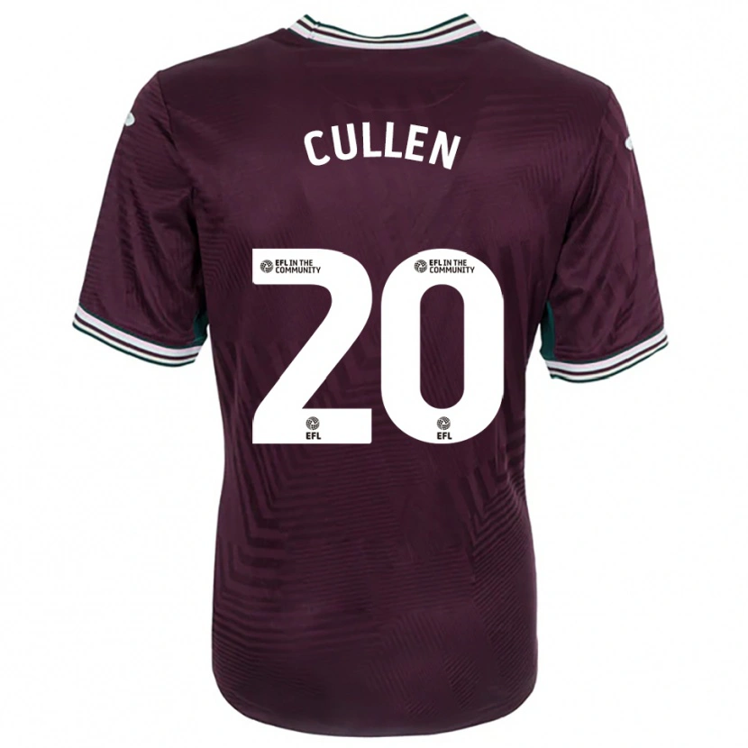 Danxen Homme Maillot Liam Cullen #20 Rouille Rouge Blanc Tenues Extérieur 2025/26 T-Shirt