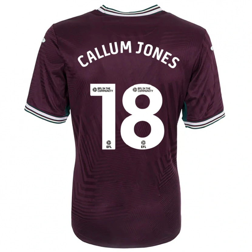 Danxen Homme Maillot Callum Jones #18 Rouille Rouge Blanc Tenues Extérieur 2025/26 T-Shirt