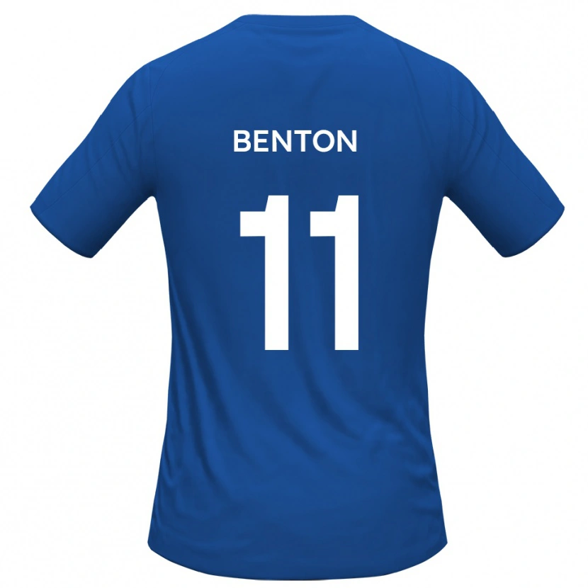 Danxen Homme Maillot Jon Benton #11 Bleu Ciel Tenues Extérieur 2025/26 T-Shirt