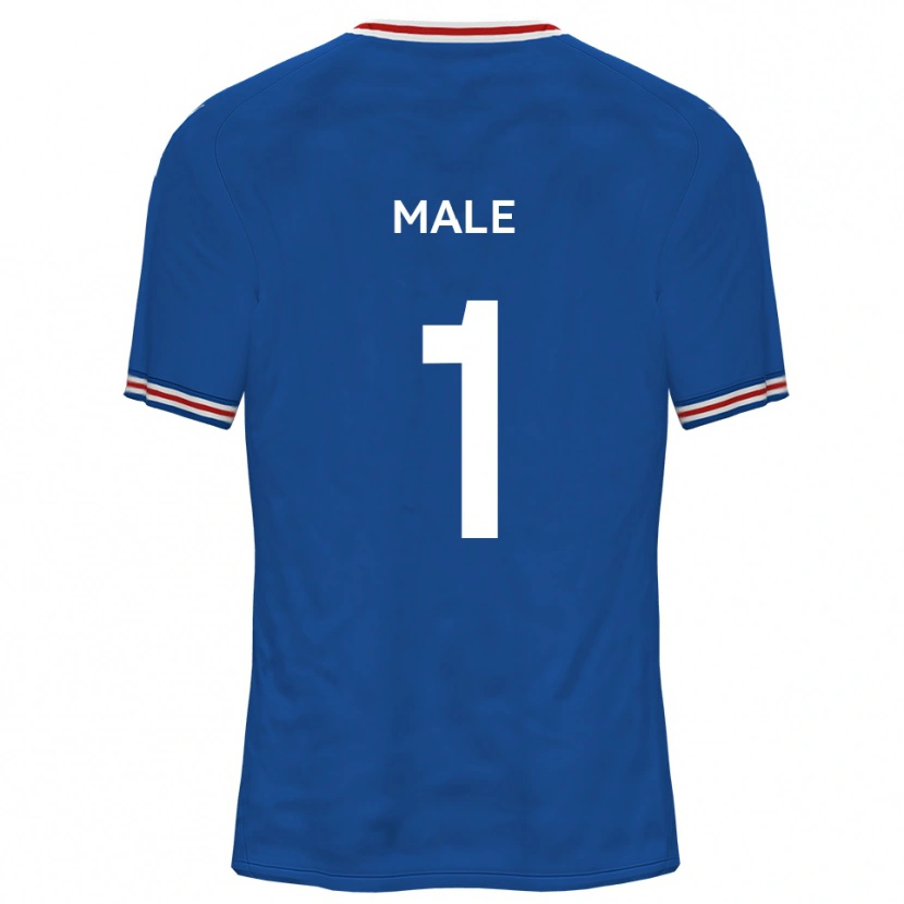 Danxen Homme Maillot Harrison Male #1 Bleu Dodger Tenues Extérieur 2025/26 T-Shirt