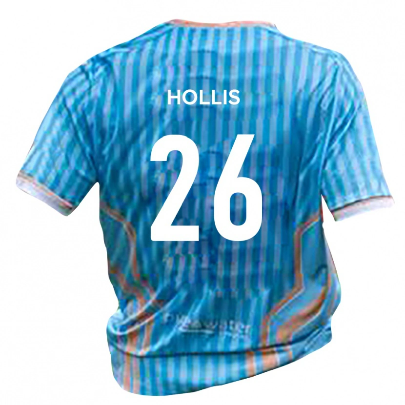 Danxen Homme Maillot Haydn Hollis #26 Noir Or Tenues Extérieur 2025/26 T-Shirt