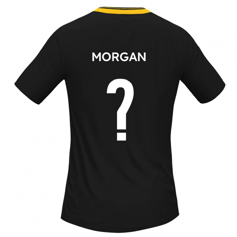 Danxen Homme Maillot Kai Morgan #0 Noir Jaune Tenues Extérieur 2025/26 T-Shirt