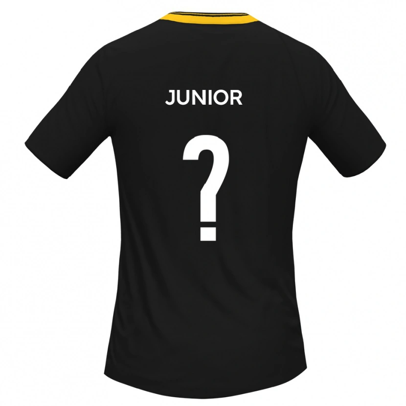 Danxen Homme Maillot Jordan Junior #0 Noir Jaune Tenues Extérieur 2025/26 T-Shirt