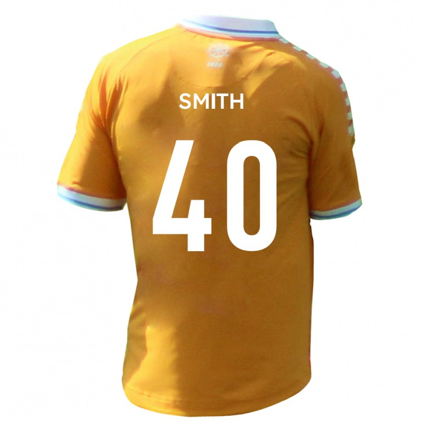 Danxen Homme Maillot Adam Smith #40 Jaune Bleu Tenues Extérieur 2025/26 T-Shirt