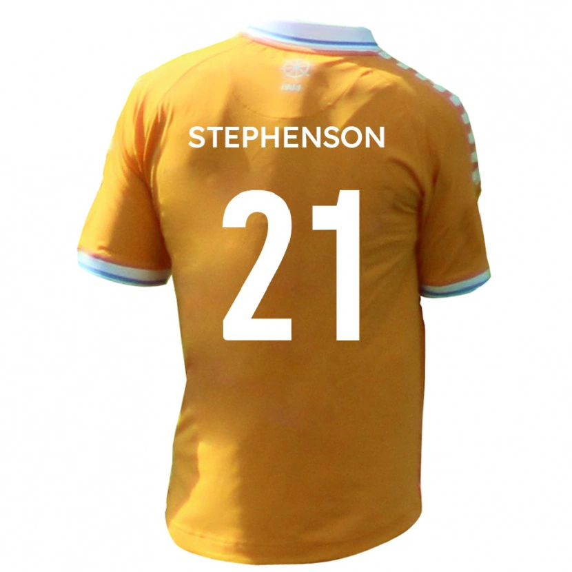 Danxen Homme Maillot Louis Stephenson #21 Jaune Bleu Tenues Extérieur 2025/26 T-Shirt