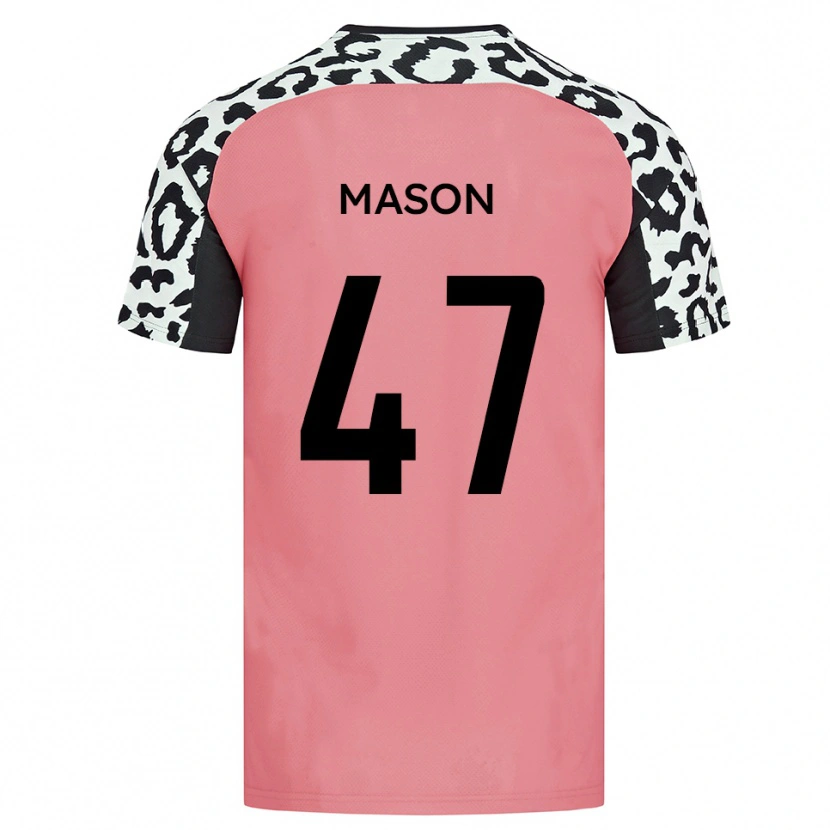 Danxen Homme Maillot Preston Mason #47 Rose Noir Tenues Extérieur 2025/26 T-Shirt
