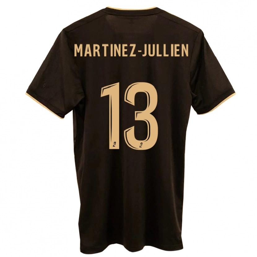 Danxen Homme Maillot Owen Martinez-Jullien #13 Bleu Rouge Tenues Extérieur 2025/26 T-Shirt