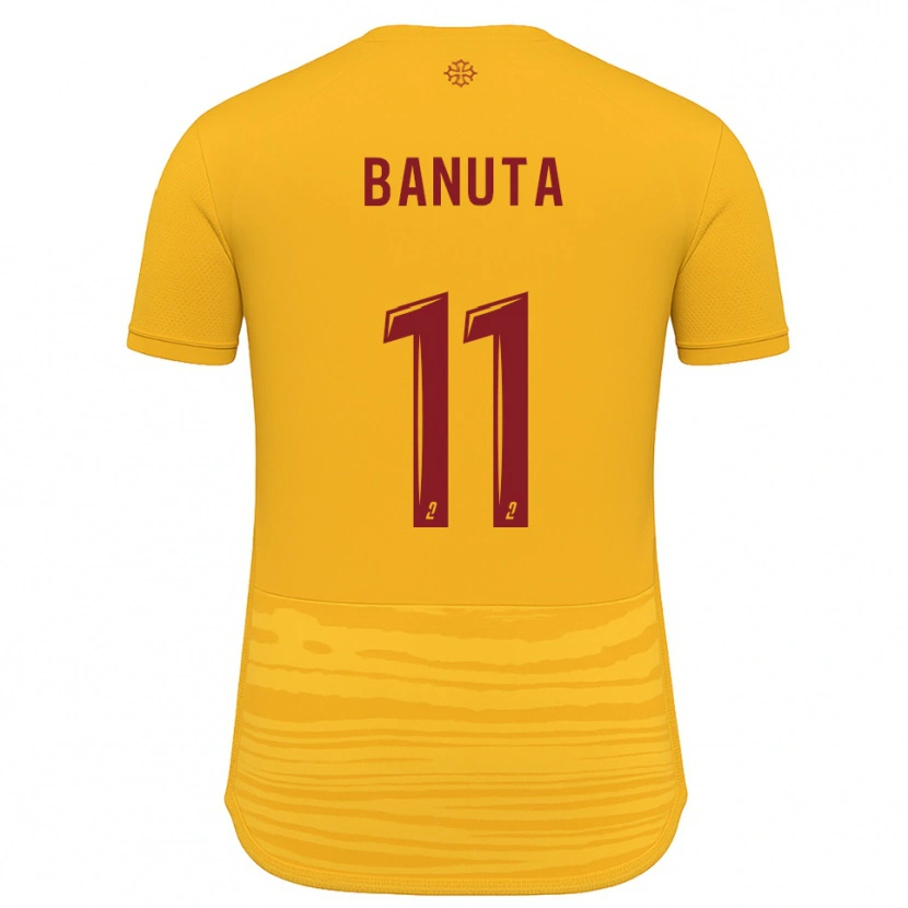 Danxen Homme Maillot Anna Banuta #11 Orange Bourgogne Tenues Extérieur 2025/26 T-Shirt