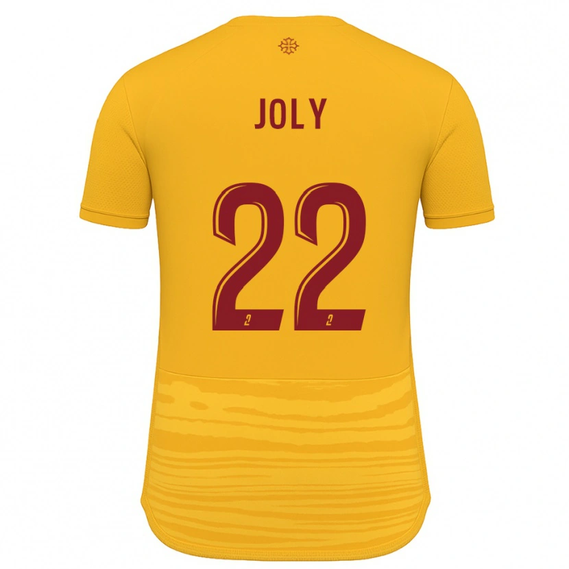Danxen Homme Maillot Octave Joly #22 Orange Bourgogne Tenues Extérieur 2025/26 T-Shirt