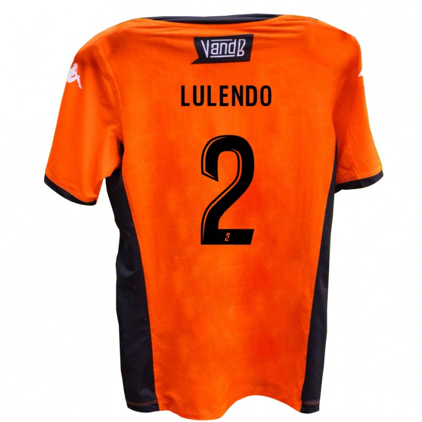 Danxen Homme Maillot Schadrac Lulendo #2 Blanc Noir Tenues Extérieur 2025/26 T-Shirt