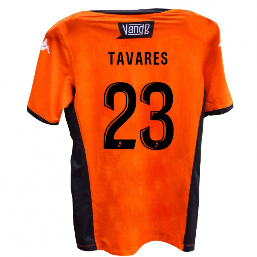 Danxen Homme Maillot Yohan Tavares #23 Blanc Noir Tenues Extérieur 2025/26 T-Shirt