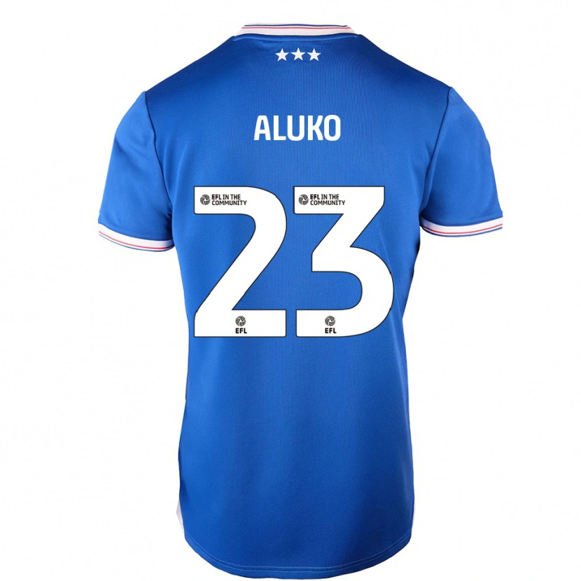 Danxen Femme Maillot Sone Aluko #23 Bleu Blanc Tenues Domicile 2025/26 T-Shirt
