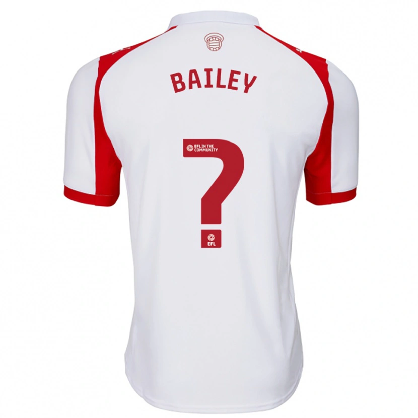 Danxen Femme Maillot Isaac Bailey #0 Blanc Rouge Tenues Domicile 2025/26 T-Shirt
