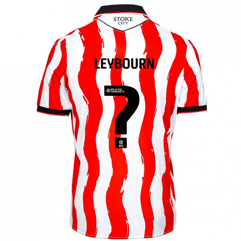 Danxen Femme Maillot Charlie Leybourn #0 Blanc Rouge Tenues Domicile 2025/26 T-Shirt