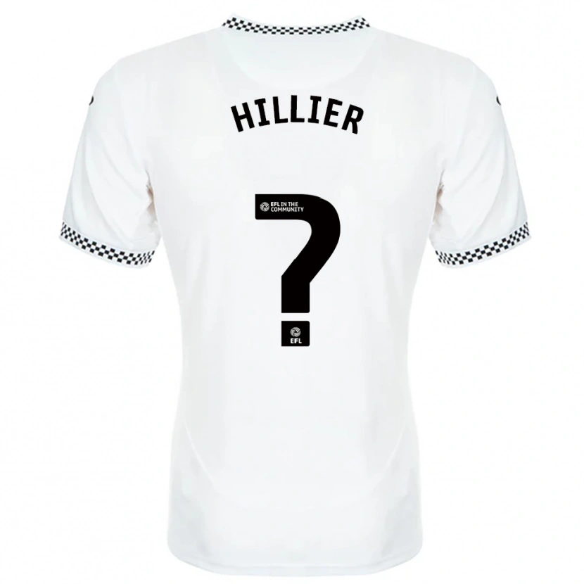 Danxen Femme Maillot Rohan Hillier #0 Blanc Orange Tenues Domicile 2025/26 T-Shirt