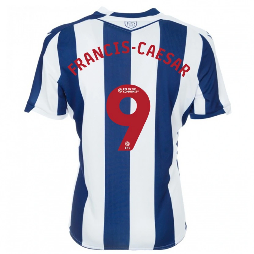 Danxen Femme Maillot Jaiden Francis-Caesar #9 Marine Blanc Tenues Domicile 2025/26 T-Shirt