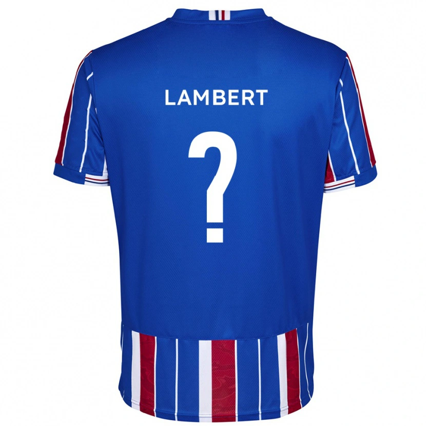 Danxen Femme Maillot Lewis Lambert #0 Bleu Rouge Blanc Tenues Domicile 2025/26 T-Shirt