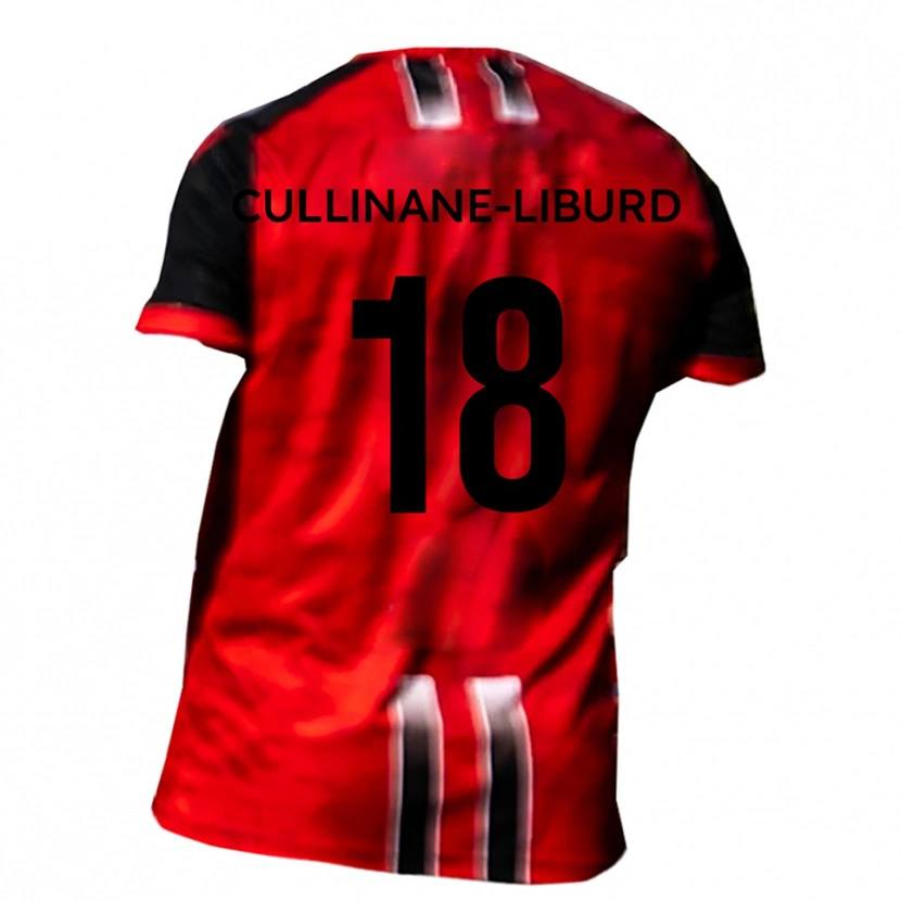 Danxen Femme Maillot Jordan Cullinane-Liburd #18 Rouge Noir Tenues Domicile 2025/26 T-Shirt