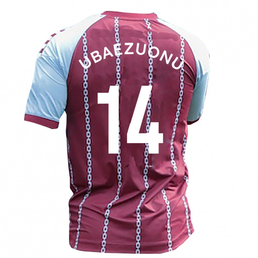 Danxen Femme Maillot Carlton Ubaezuonu #14 Bleu Ciel Rouille Rouge Tenues Domicile 2025/26 T-Shirt