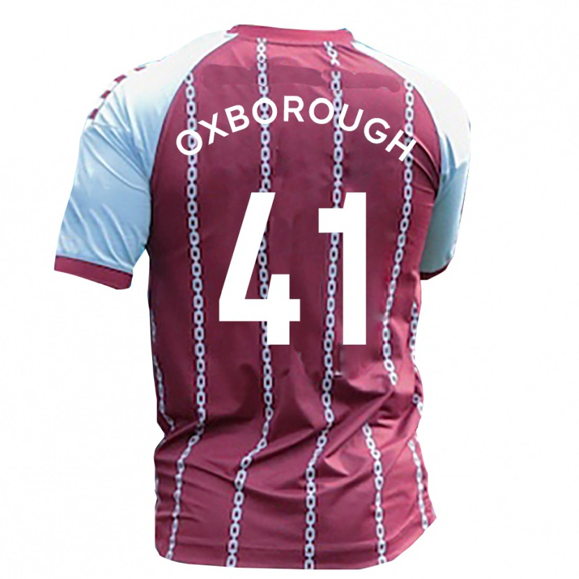 Danxen Femme Maillot Ewan Oxborough #41 Bleu Ciel Rouille Rouge Tenues Domicile 2025/26 T-Shirt