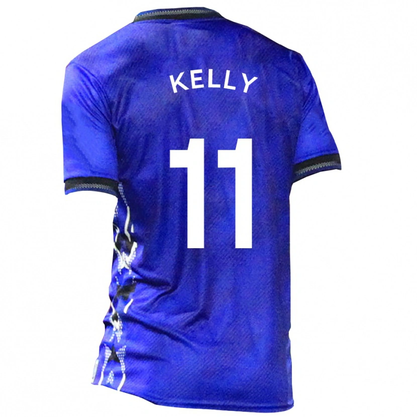 Danxen Femme Maillot Oscar Kelly #11 Bleu Blanc Tenues Domicile 2025/26 T-Shirt