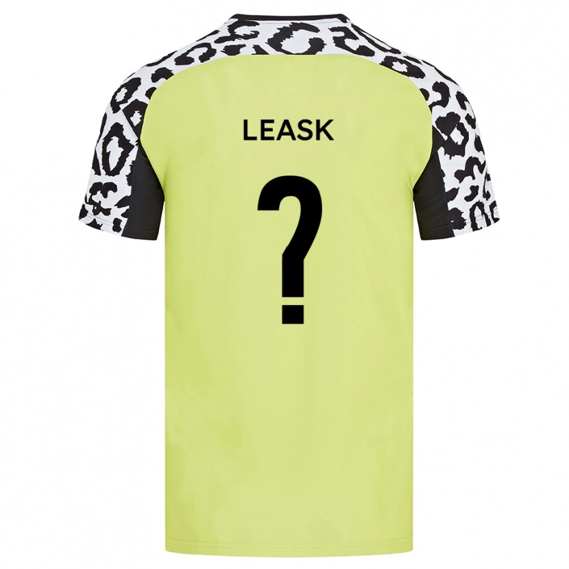 Danxen Femme Maillot Amy Leask #0 Jaune Fluorescent Tenues Domicile 2025/26 T-Shirt